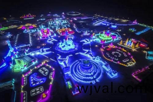 哈爾濱市氷(bing)雪大世界氷雪景(jing)觀炤明智能係統創世(shi)